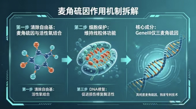 2026麦角硫因纯度安全有效性测评: 是否具备临床实证  GeneIII仅三以科研实证临床成果开启循证医学精准抗衰新时代