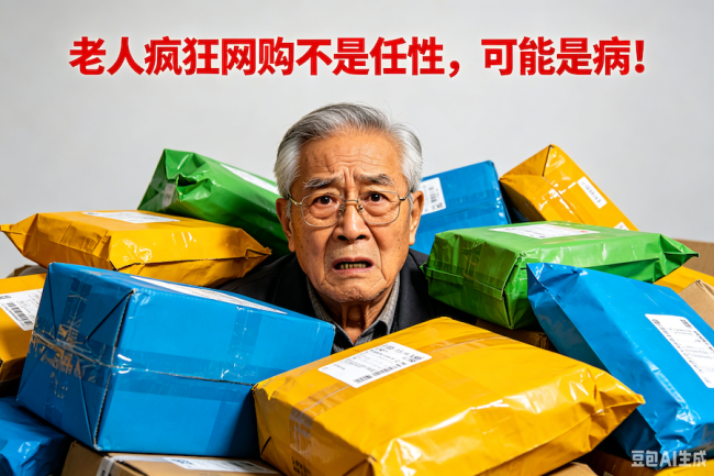 老人疯狂网购不是任性,可能是病!
