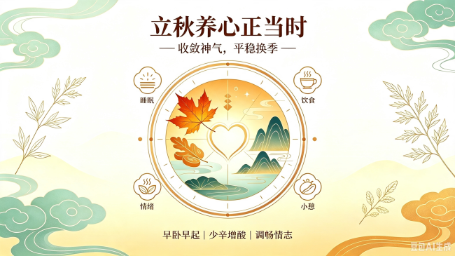 今日立秋｜换季烦躁、失眠多梦？这份养心指南请收好