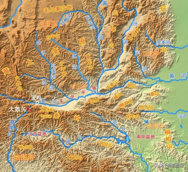 十三朝古都西安所在的渭河平原，为什么叫关中？