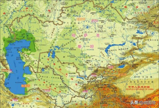 双重内陆国乌兹别克，地图像恐龙，为何首都在尾巴上？