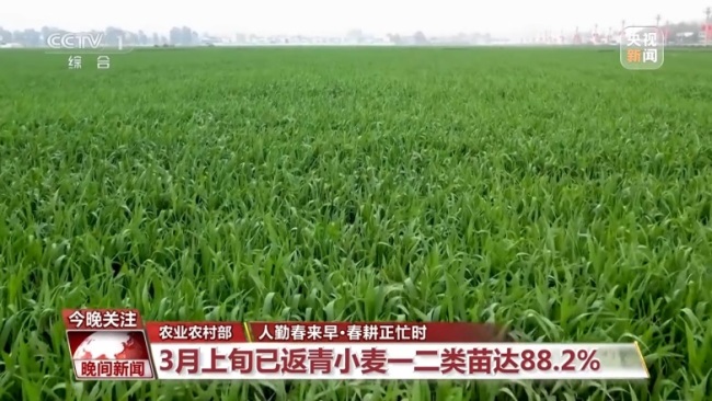 春の日よりの中国、各地の食料生産地で耕作開始