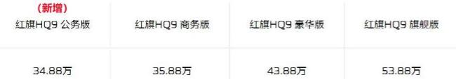 红旗HQ9公务版发布！售价34.88万元，配置大砍刀，买得值吗？