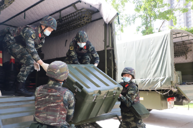 北京武警第二机动总队图片