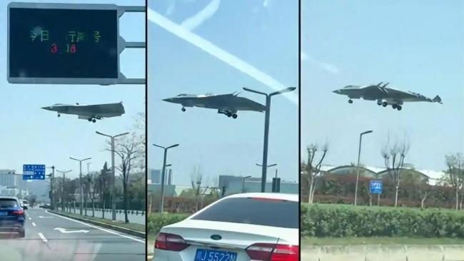 成都上空再现神秘战机 空中漂移惊呆网友 歼-36试飞引发热议