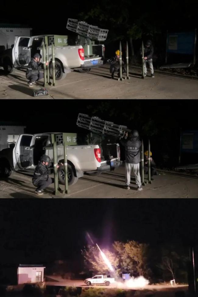 江蘇多地發(fā)射火箭彈人工增雨 緩解旱情見成效