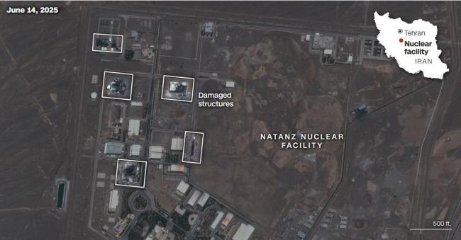 卫星图看伊朗导弹基地被以军袭击前后对比：建筑群被夷为平地 空袭引发地区紧张升级