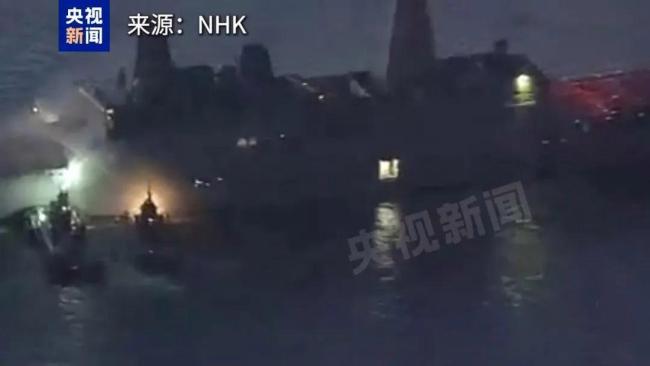 驻日美军舰艇火灾细节披露 持续燃烧12小时