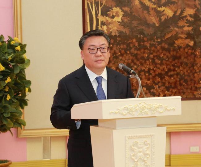 朝方举行宴会欢迎中国上海艺术团 共叙中朝友谊新篇章