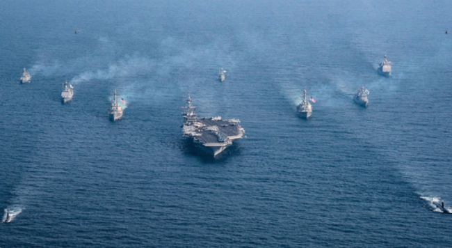美国2021海军演习美媒测试远距作战对付中俄