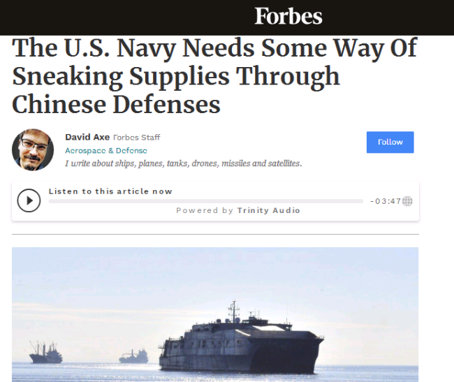 "都是中国逼的" 美国未来战舰竟要沦落到这种地步