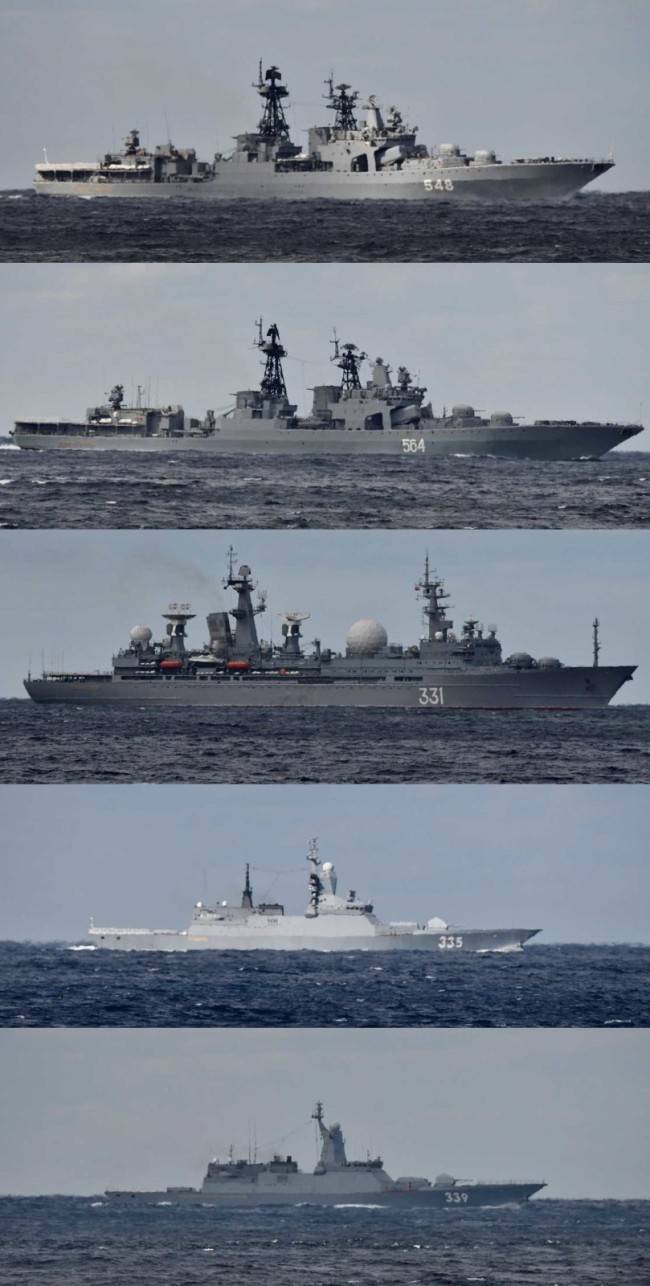 俄罗斯海军舰艇。