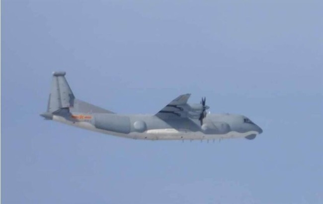 解放军军机昨日进入台西南空域，距东沙岛30海里
