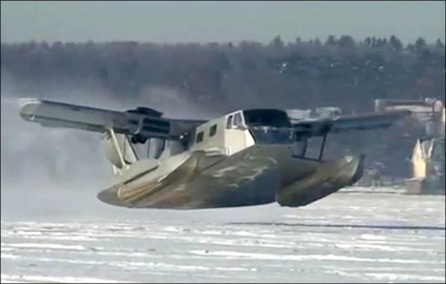 海燕-24，丑萌丑萌的。双翼地效，俄罗斯民企开发。跑雅库茨克-奥列克明斯克航线，巡航速度200千米每时。