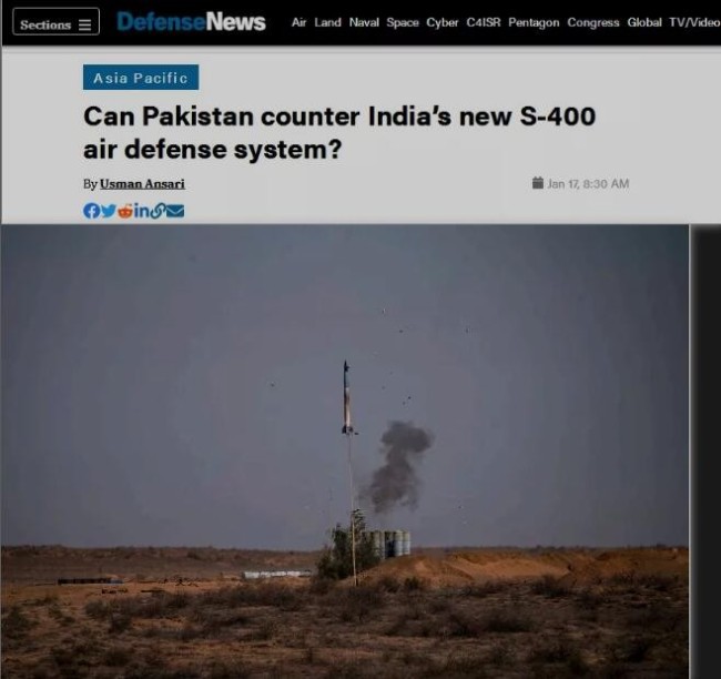 美媒：巴基斯坦不怕印度S-400，是因为有了中国这些……