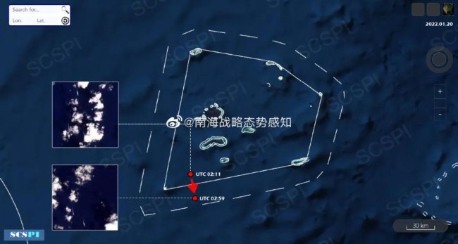 卫星图:美舰行动极为挑衅!中国海军对其监视和驱离