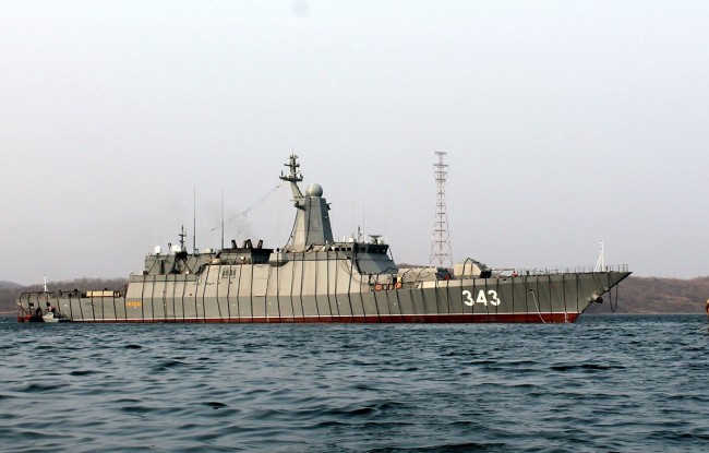 俄罗斯“尖锐”号轻型护卫舰开始海试