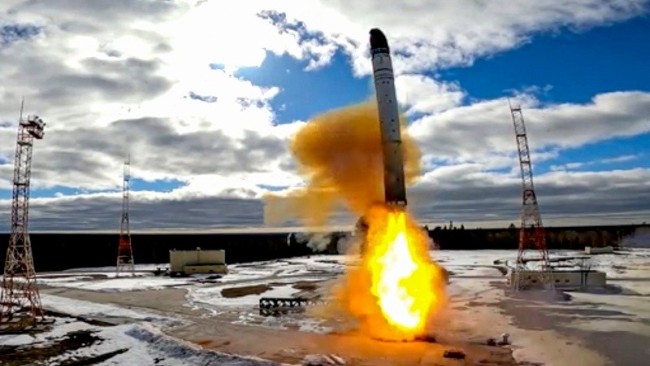 俄军将于今秋部署“萨尔马特”洲际导弹