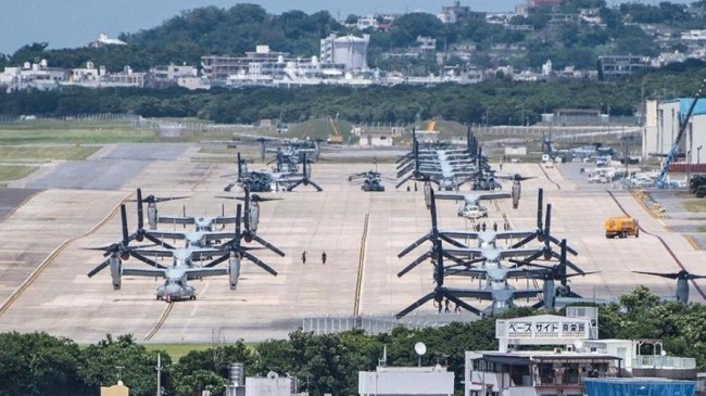 超八成冲绳民众不满驻日美军基地对当地负担过重