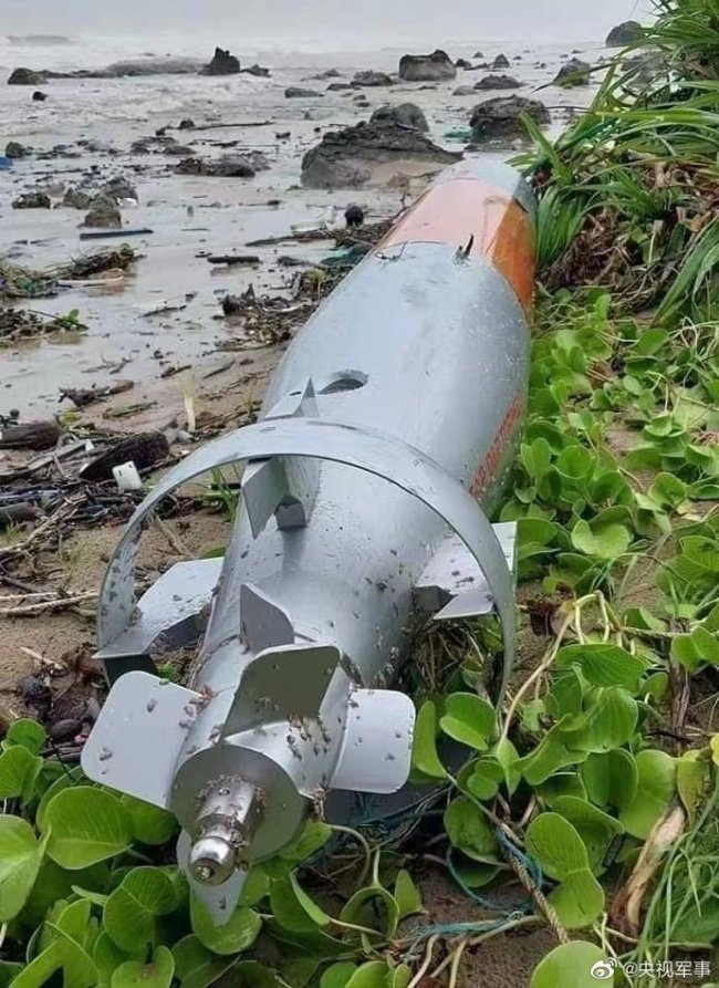 缅甸海滩发现印度鱼雷