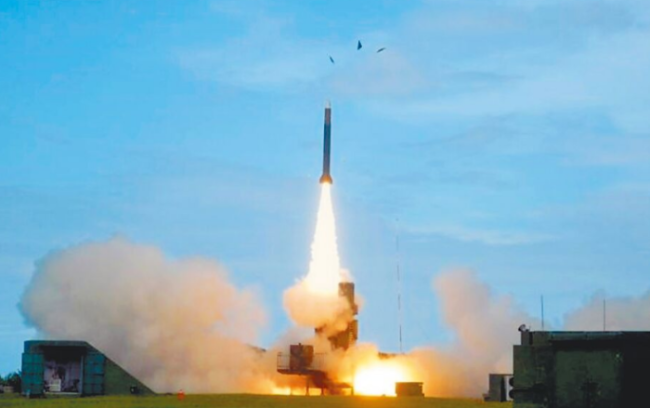 台中山科学研究院试射无限高导弹 危险距离逾200公里