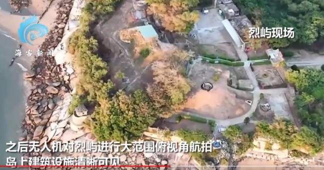 无人机再拍金门:台士兵躲进哨所