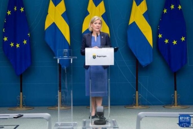 瑞典首相安德松宣布辞职 辞呈将于15日呈交瑞典议长