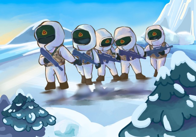 漫画|有种安全感叫"中国军人"_军事频道_中华网