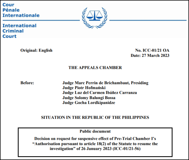 被国际刑事法院（ICC）指责“反人类”，菲律宾决定暂停合作