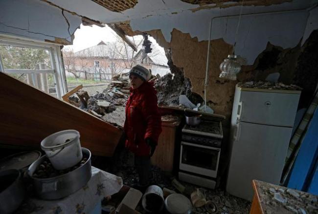 俄乌冲突持续 顿涅茨克地区房屋严重受损