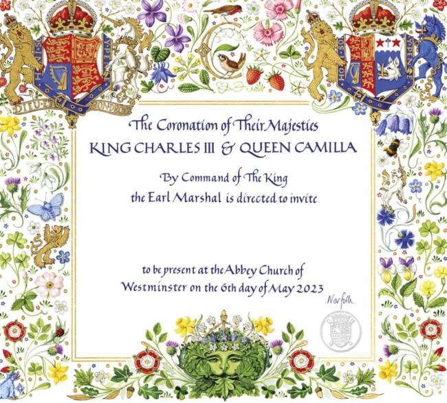 查尔斯夙愿成真：卡米拉首次被正式称呼为王后，加冕仪式邀请函中删掉“配偶”一词