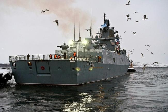 俄海军护卫舰在地中海执行任务时救起68人 被救人员现已移交给希腊海岸警卫队