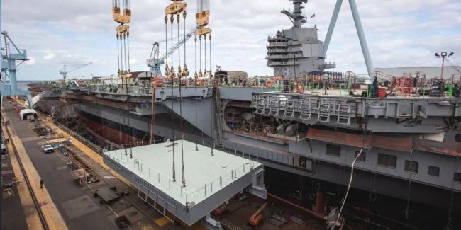 “肯尼迪”号交付时间 居然比“福建”号还晚？