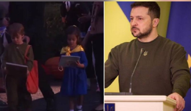 外媒:布林肯孩子穿泽连斯基同款服装参加白宫万圣节派