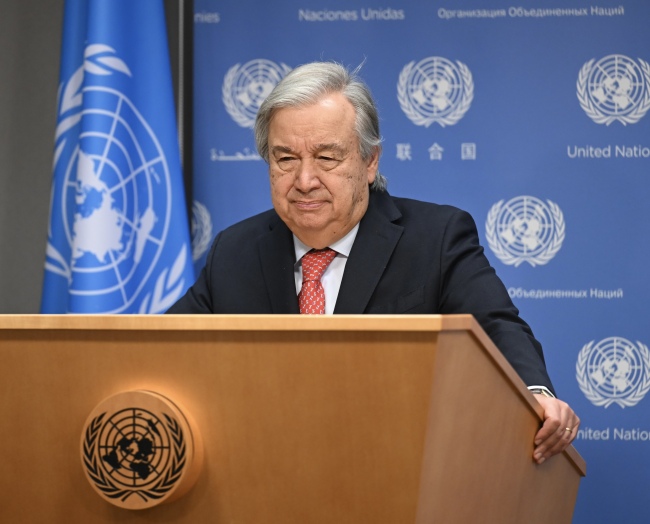 以色列外交部长科恩指责:古特雷斯不配担任联合国秘书长