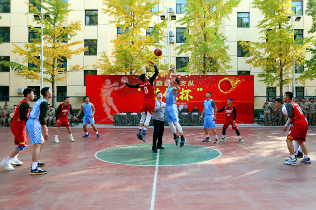由赛向战 以体铸魂 ——武警北京总队执勤第六支队"精锐杯"篮球赛见闻
