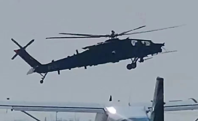 等待多年 中国重型武直显露庐山真面目 但却让网友大为失望