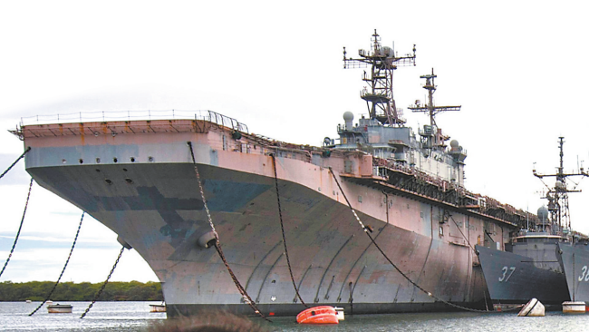 “环太平洋2024”军演，美国海军为什么要击沉4万吨级准航母？