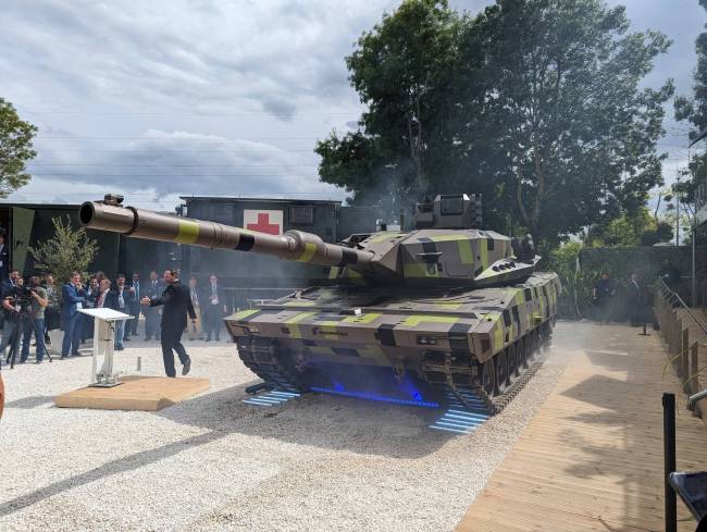 “欧洲防务展”上的欧洲最新坦克