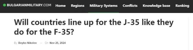 “各国会排队购买歼-35，就像购买F-35那样吗？”