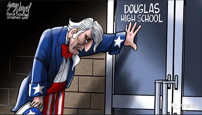 美国又全国降半旗了