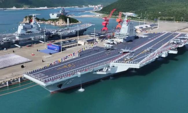 全球海军重新洗牌的按钮被中国按下了