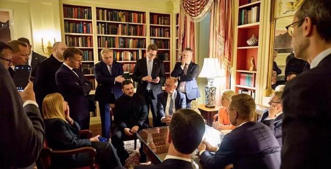 10国领导人发表联合声明支持乌克兰，欧洲提议组建“多国部队”支持乌克兰