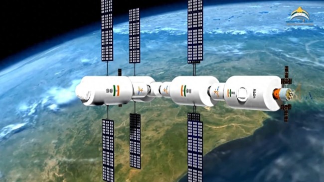 印度空间站首个舱段铝合金打造：高度达到8米，最大直径约3.8米