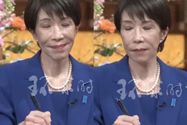 被问及邪教文件高市早苗瞬间垮脸！