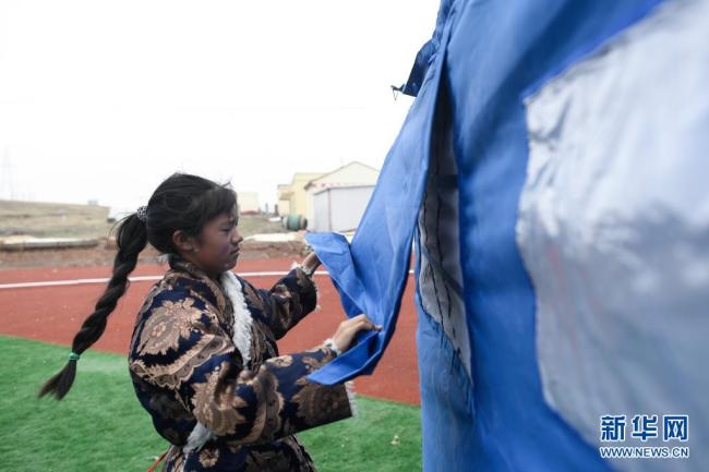玛多地震震中:孩子得到妥善安置