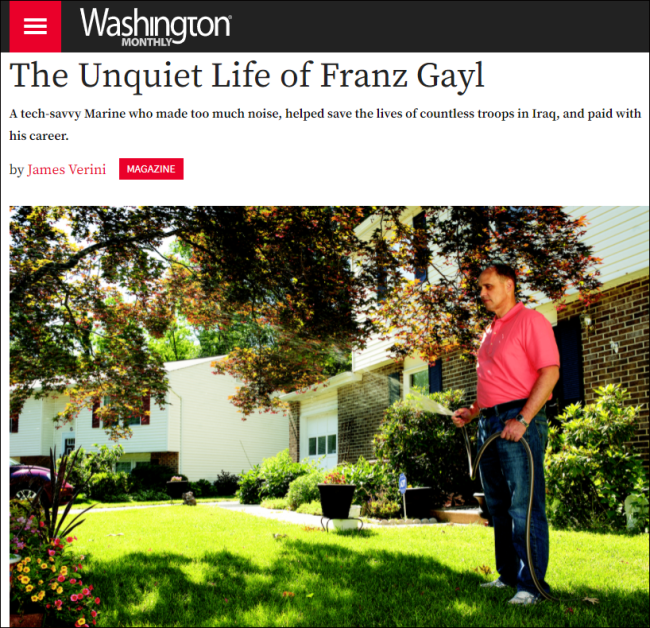 美国公职人员投书中国媒体被查将离职 称不后悔