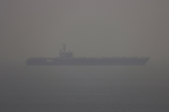 今年第6次 美舰经过台湾海峡插图1