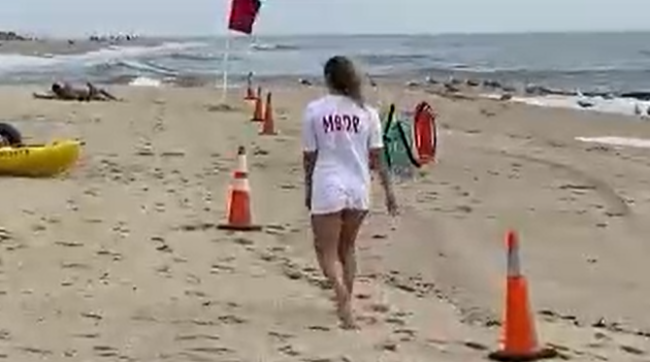 美国纽约州连日暴雨附近海滩冲出数百支注射针管