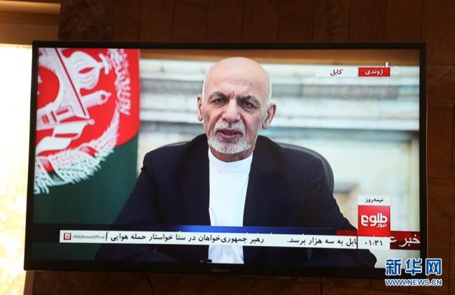 阿富汗总统发表电视讲话